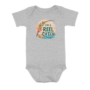 Cute Fall Fishing Infant Fishing Shirt For Newborn Baby, Autumn Baby Bodysuit Fishing Gifts IPHW7137
