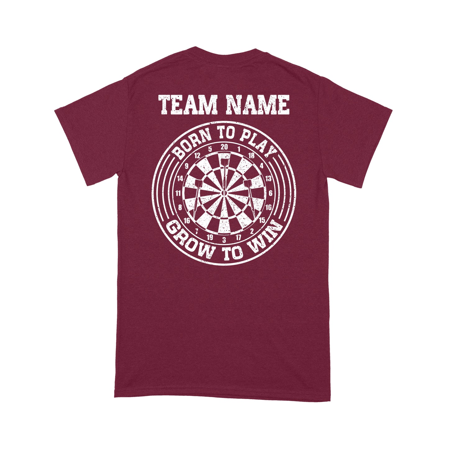 Born To Play Grow To Win Custom Dart Team Shirts For Men And Women, Darts Gift NYN0171