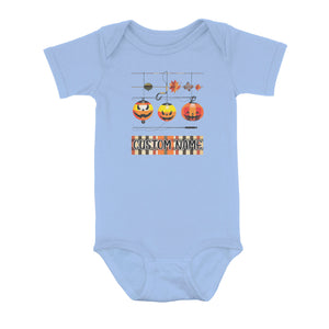 Cute Fishing Bobbers Custom Halloween Infant Fishing Shirts, Fall Fishing Newborn Baby Onesie IPHW7147