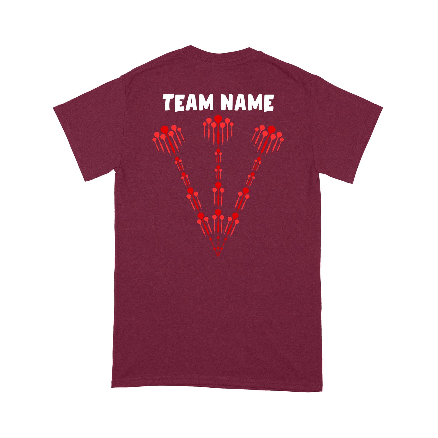 Red Dart Arrows Custom Dart Team Shirts For Men-Women, Darts For Gift NYN0184
