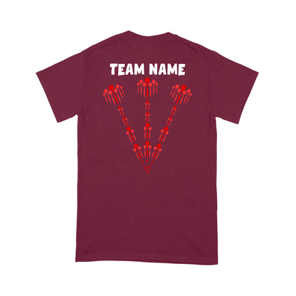Red Dart Arrows Custom Dart Team Shirts For Men-Women, Darts For Gift NYN0184