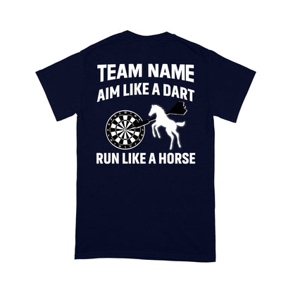 Darts And Horse On Shirt, Custom Darts Team Shirt For Men-Women, Darts For Gift NYN0130