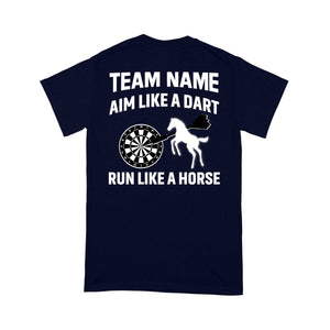 Darts And Horse On Shirt, Custom Darts Team Shirt For Men-Women, Darts For Gift NYN0130