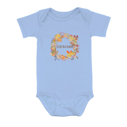 Custom Fall Fishing Infant Fishing Shirts, Fall Fishing Baby Onesie Thanksgiving Newborn IPHW7141