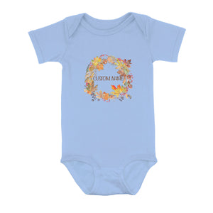 Custom Fall Fishing Infant Fishing Shirts, Fall Fishing Baby Onesie Thanksgiving Newborn IPHW7141