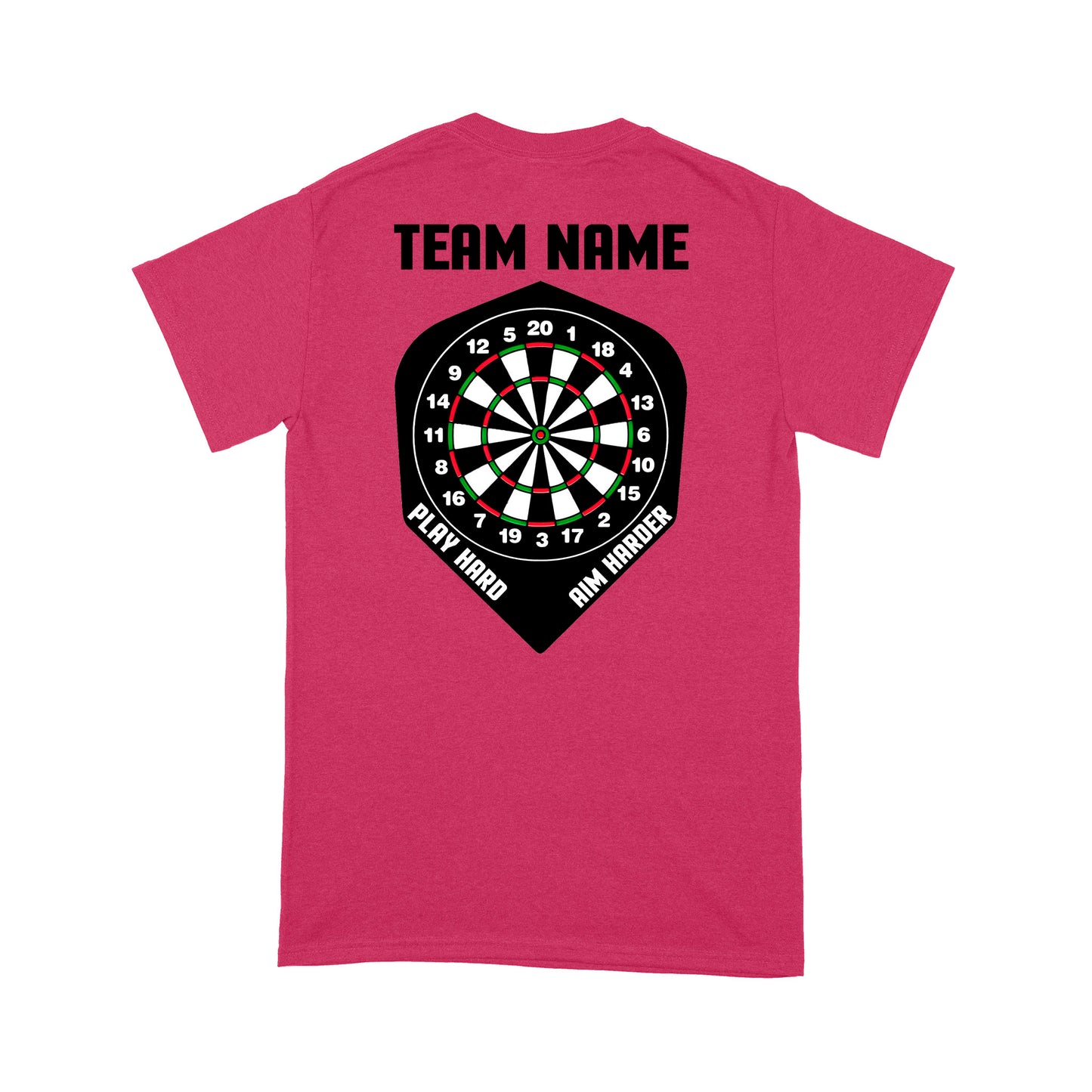 Play Hard Aim Harder Custom Dart Team Shirts For Men And Women, Darts Gift NYN0170