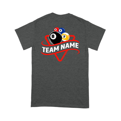 Billiard 8 Ball & 9 Ball Pool T-Shirts Customized Billiard Team Shirts For Pool Player TDM3911