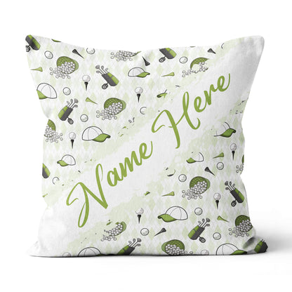 Customized Golf Pattern, Personalized Golf Decorative Pillows YYD0001