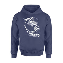 Load image into Gallery viewer, Bass fishing fly fishing - Standard Hoodie