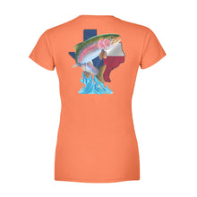Load image into Gallery viewer, Trout fishing Texas trout season - Standard Women&#39;s T-shirt