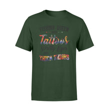 Load image into Gallery viewer, Beautiful Fishing queen T-shirt design - &quot;Fishing queen with tattoos, pretty eyes and thick thighs&quot; - great birthday, Christmas gift ideas for fisherwomen - SPH47