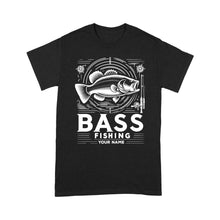 Load image into Gallery viewer, T-Shirt - Bass fishing custom name personalized fishing shirt A53