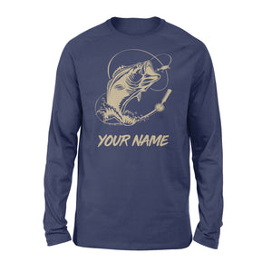 Custom Bass Fishing Long sleeve shirts, Personalized Fishing Shirts FFS - IPHW452
