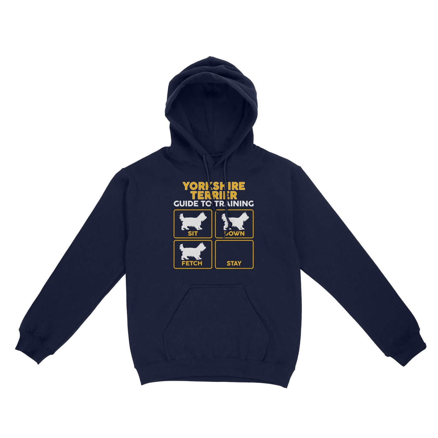 Yorkshire Terrier Standard Hoodie | Funny Guide to Training dog - FSD2411D08