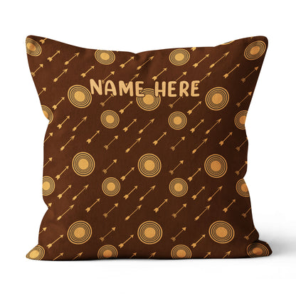 Personalized Archery Arrows Pattern Pillow Best Custom Pillow For Archer TDM0870