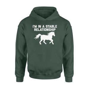 Funny "I'm In A Stable Relationship" Hoodie for Women - FSD1112