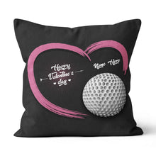 Load image into Gallery viewer, Custom Valentines Day Golf Gifts For Golfer Personalized Golf Pillow LDT1194
