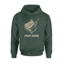 Load image into Gallery viewer, Custom Marlin Saltwater Fishing Hoodie shirts, Personalized Fishing Shirts FFS - IPHW453