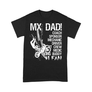 MX Dad T-shirt Biker Motocross Dad Racing Father's Day Gift for Dad Rider| NMS513 A01