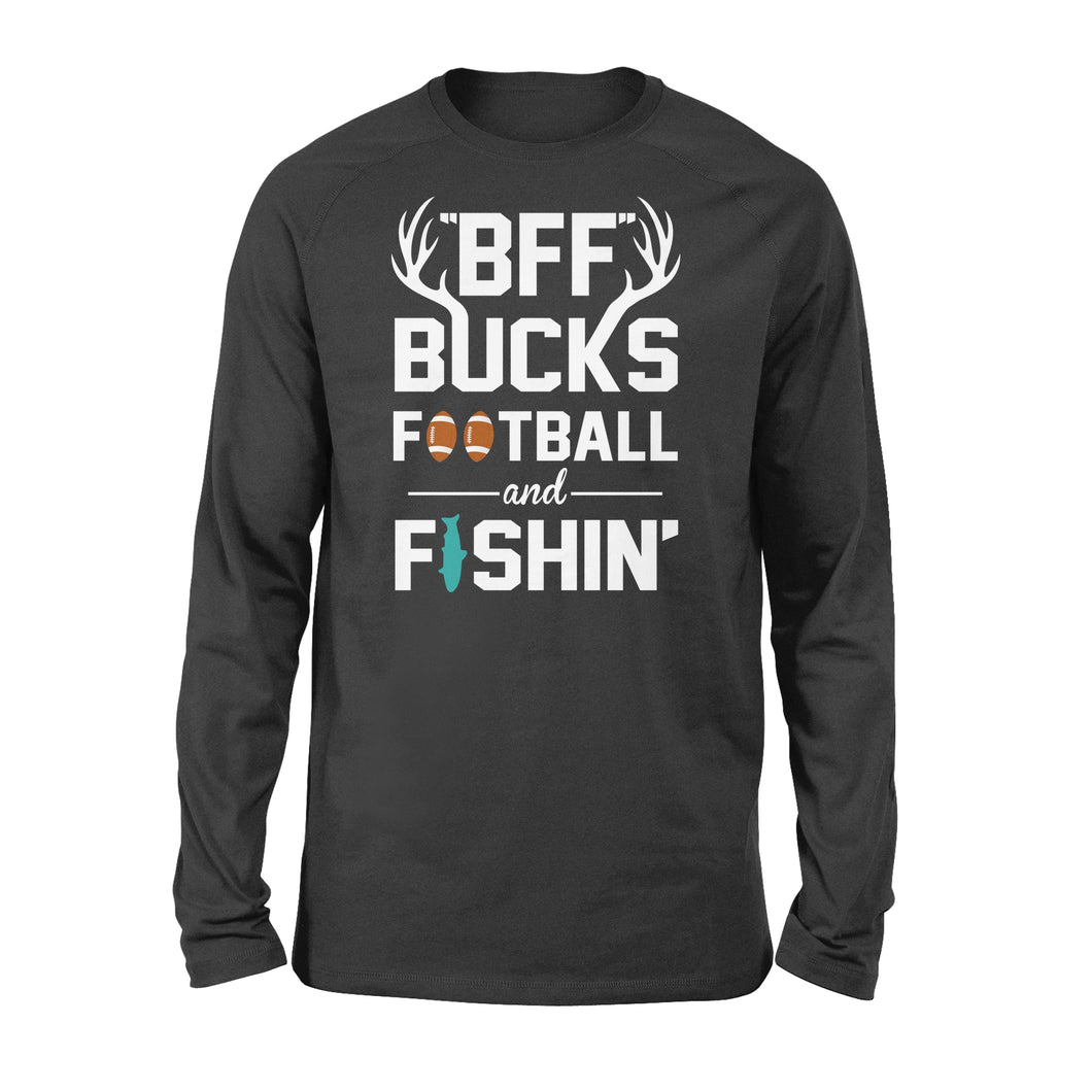 BFF bucks football and fishing - Standard Long Sleeve