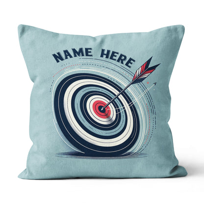 Personalized Blue Funny Target Archery Pillow, Gifts For Archery Lovers VHM0937