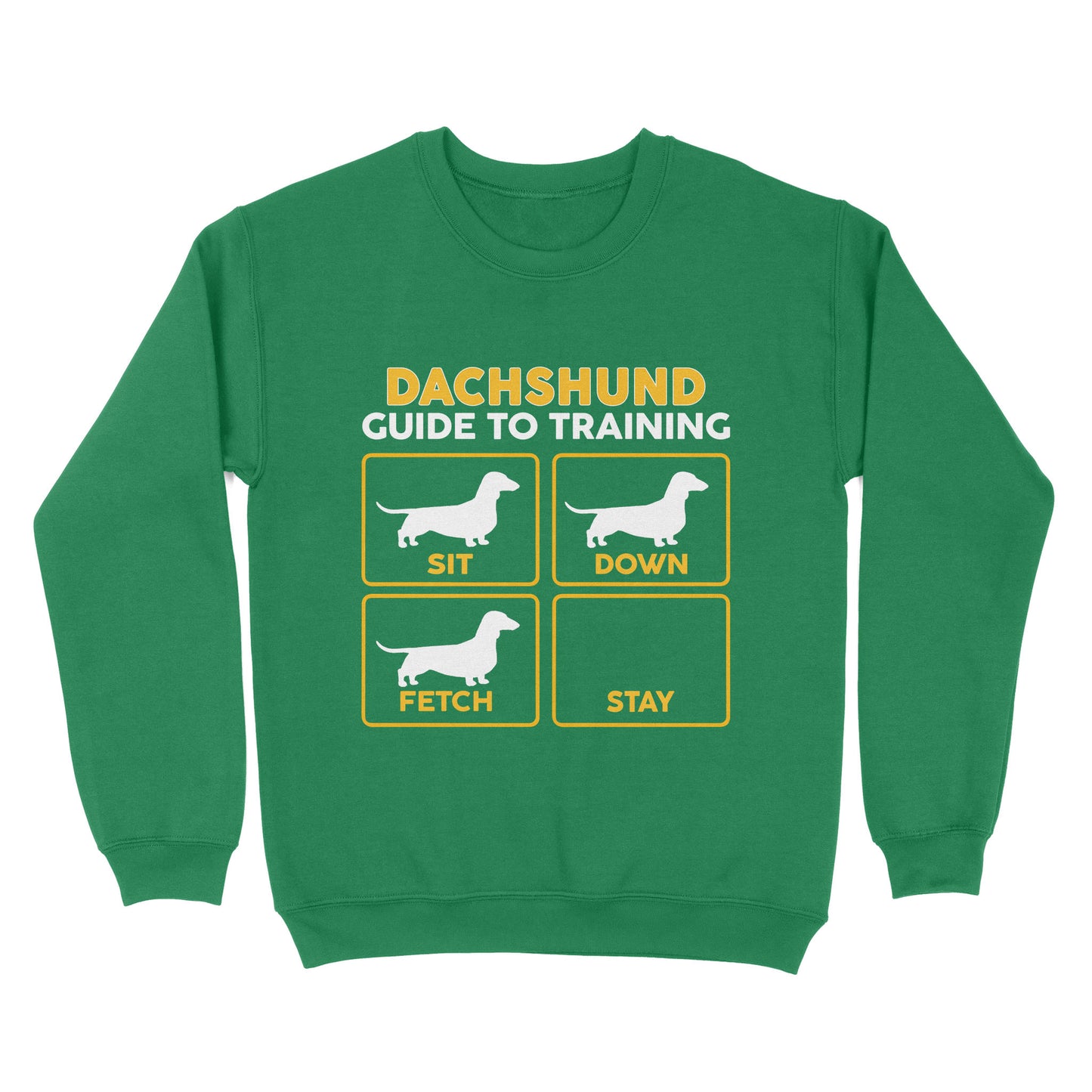 Dachshund Standard Sweatshirt | Funny Guide to Training dog - FSD2407D08