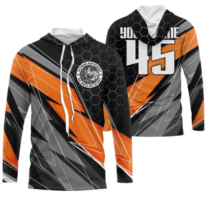 Orange custom motocross jersey UPF30+ dirt bike MX racing jersey adult&kid off-road motorcycle| NMS772