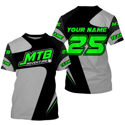 Custom black kid adult MTB gear Lightweight UPF30+ sun shirt Mountain bike shirt Cycling racewear| SLC112