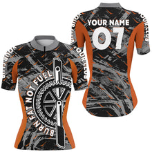 Load image into Gallery viewer, Burn fat not fuel Womens cycling jersey Personalized funny bike shirt road biking tops with pockets| SLC10