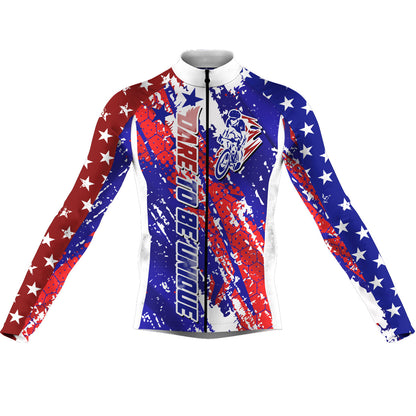 Custom American Mens cycling jersey UPF50+ USA Biking shirt with pockets Full zip road bike tops| SLC07