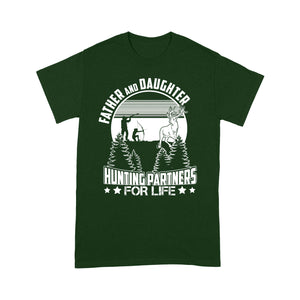 Father and daughter hunting partners for life, bow hunting, gift for hunters NQSD249 - Standard T-shirt