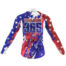 Load image into Gallery viewer, Custom American Mens cycling jersey UPF50+ USA Biking shirt with pockets Full zip road bike tops| SLC07