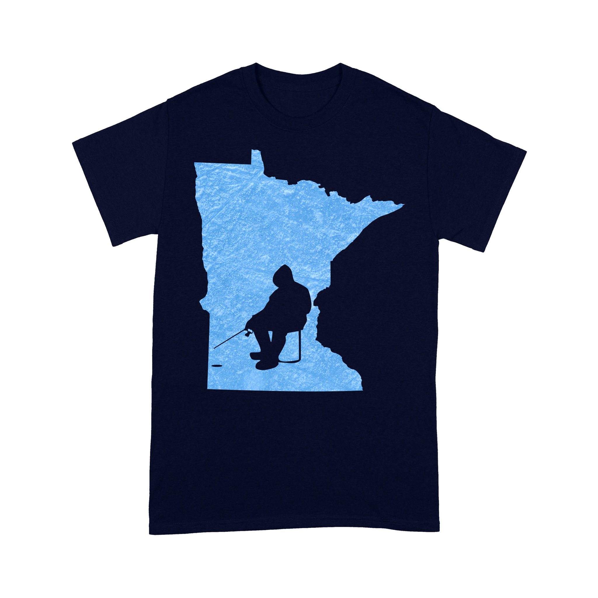 Minnesota Ice Fishing Shirts, Winter Fishing Minnesota State Love Fish –  ChipteeAmz