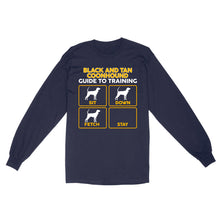 Load image into Gallery viewer, Black and Tan Coonhound Standard Long Sleeve | Funny Guide to Training dog - FSD1090D08