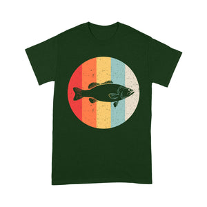 Retro Vintage Bass Fishing T shirt - FSD1416D02