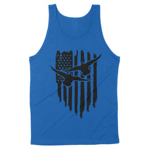 Load image into Gallery viewer, Duck Hunting American Flag Clothes, Shirt for Hunting NQS121 - Standard Tank
