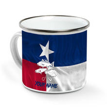 Load image into Gallery viewer, Texas slam redfish, trout, flounder custom campfire mugs, personalized fishing mugs for fisherman D02 NQS1316