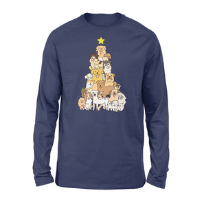 Dog Christmas Tree, Merry Dogmas, Christmas Dog shirts, Dog Lover NQSD67 - Standard Long Sleeve