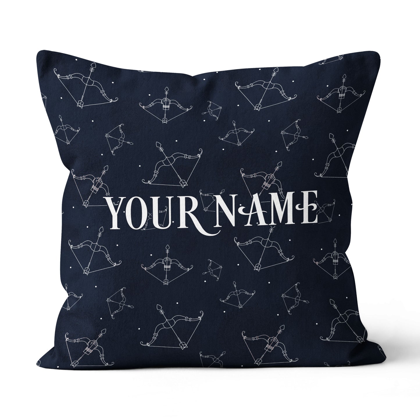 Personalized 3D Black Bow Arrow Archery Pillow Custom Archery Gift Ideas VHM0873