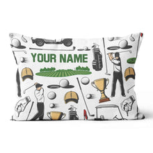 Load image into Gallery viewer, Vintage Golf Elements Custom Pillow Personalized Golf Gifts For Golfer LDT1144