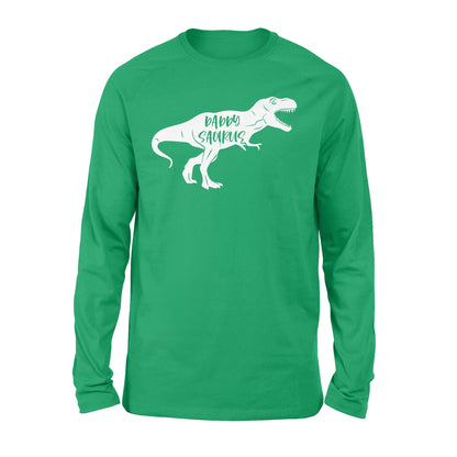 Daddy Shirt, dinosaur shirt for dad, gift for father, Daddy Shirt, Father's Day Gift D03 NQS1289 Long Sleeve