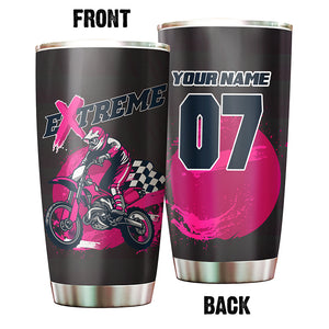 Personalized Motocross Tumbler Cup - Motorcycle Riding Off-Road Tumbler Gift For Biker Drinkware CDT15