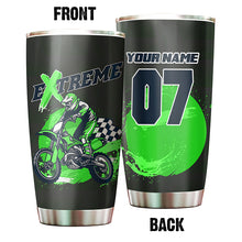 Load image into Gallery viewer, Personalized Motocross Tumbler Cup - Motorcycle Riding Off-Road Tumbler Gift For Biker Drinkware CDT15