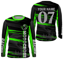 Load image into Gallery viewer, Personalized MX adult&amp;kid jersey UV protective Motocross for life racing biker off-road shirt PDT346