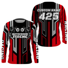 Load image into Gallery viewer, Personalized Extreme Motocross Jersey UPF30+ Kid Adult Dirt Bike MX Racing Long Sleeves NMS1135