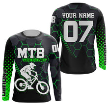 Load image into Gallery viewer, Love the pain Personalized adult kid MTB jersey UPF30+ Mountain biking shirt Cycling clothes| SLC203