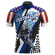 Load image into Gallery viewer, Custom BMX Cycling Jersey USA Mens Long&amp;Short Sleeve American Bicycle Motocross Road&amp;Moutain Biking| NMS787