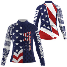 Load image into Gallery viewer, Men &amp; Women American cycling jersey with 3 pockets &amp; full zip UPF50+ USA bike shirt MTB BMX Gear| SLC162