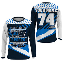Load image into Gallery viewer, Funny Motocross Jersey Personalized UV Protective Dirt Bike MX Racing Long Sleeves Kid Adult NMS1161