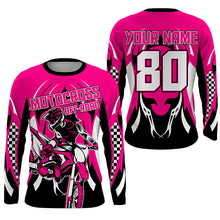 Load image into Gallery viewer, MX racing jersey girl women Motocross off-road youth UV dirt bike riding long sleeves motorcycle PDT232